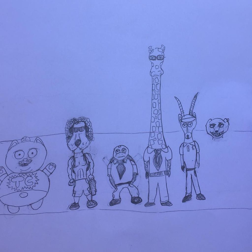 Listening to the creative story of a student that goes along with his drawing this morning… ift.tt/2mm2wD9