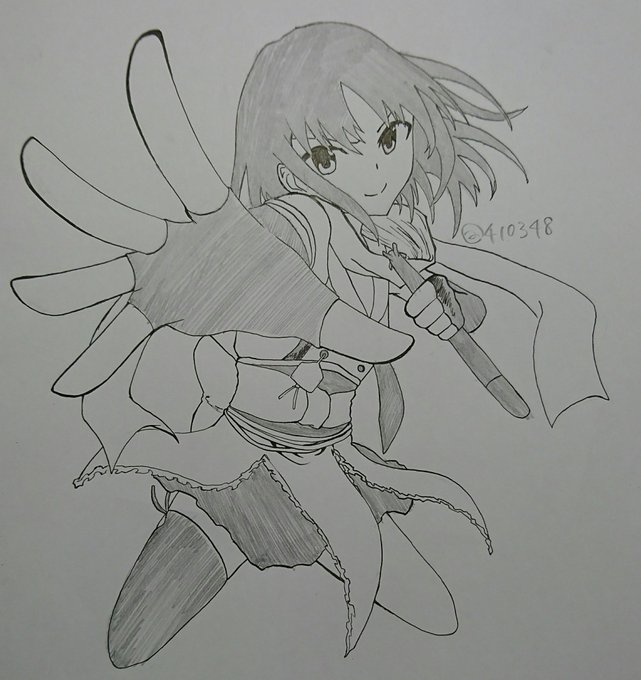 寝坊した上に既に90分経過しているので未完成・・・

#艦これ版深夜の真剣お絵描き60分一本勝負 #艦これ版真剣お絵描き60分一本勝負_20170308 

髪をほどいた川内 