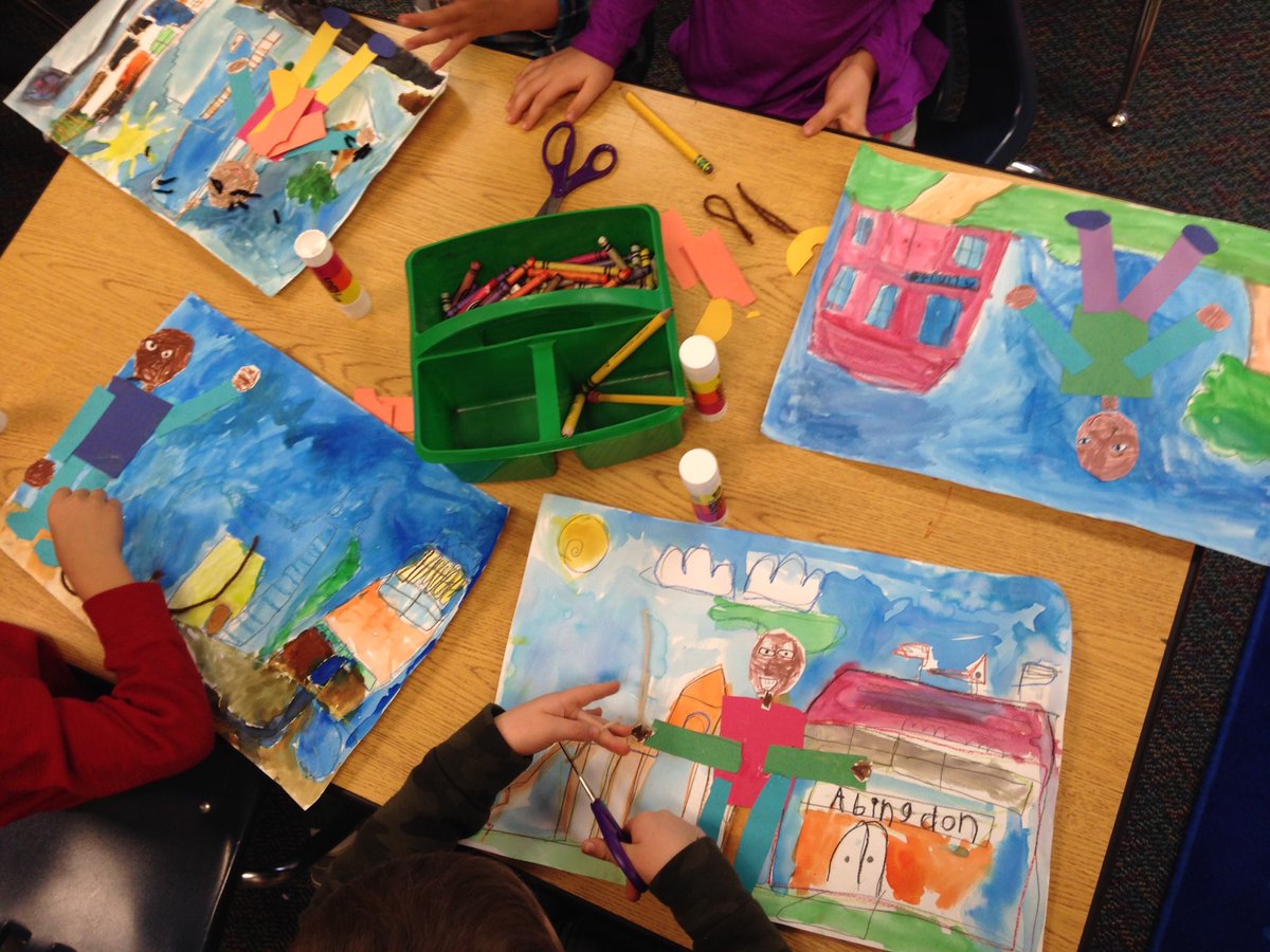 Kinder putting on their designer and builder hats to make our new school! <a href="/AbingdonGIFT/">Abingdon APS</a> <a href="/APSArts/">APS Arts Education</a> <a href="/AbingdonKinder/">Abingdon K</a>
