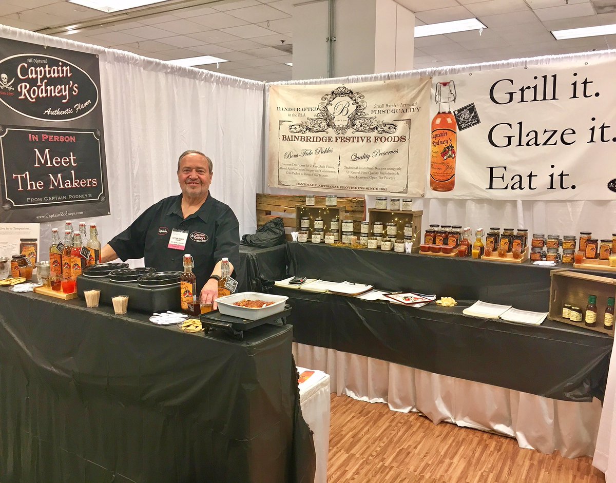 CaptainRodneys's tweet photo. @AmericasMartATL Building 1 Floor 1 Booth B-11 don't miss out! #CaptainRodneys #Legendary #Cheesebake #CoffeeBBQ #yummy #AtlMkt https://t.co/OZ23o8dPjK
