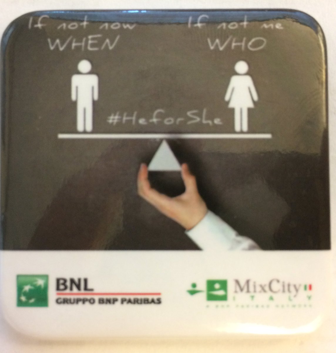 e_soccorsi's tweet photo. Bella iniziativa di #mixcityitaly @BNPP_MixCity per sostenere la campagna #heforshe! 👫 https://t.co/vw5ajLEtpE