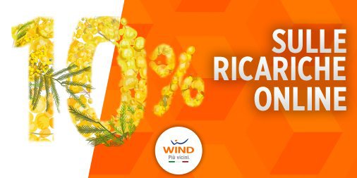 HDrdeco's tweet photo. Festa della Donna: su tutte le ricariche effettuate su App Veon,App MyWind e Wind.it hai il… https://t.co/EosihMdCAk https://t.co/JAF1mDy50Z