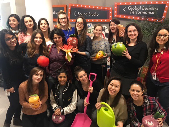 The female faces behind Farm Heroes Saga. All striving for a better world 🌎 😊 #InternationalWomensDay