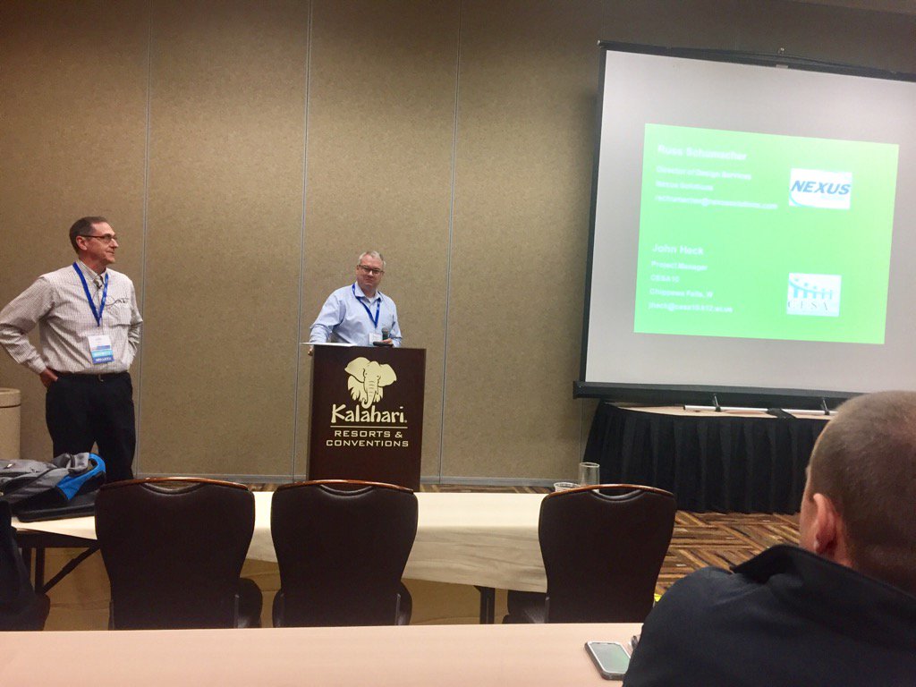 sckoolguy's tweet photo. Thanks  #JohnHeck #CESA10 project mgr for presenting @WisconsinASBO today https://t.co/EIlgbdqLs2