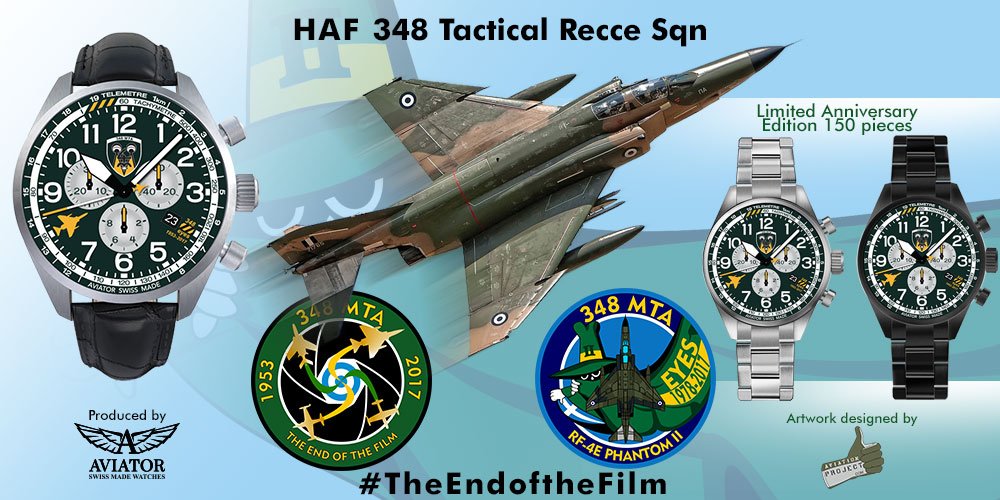 wwwairforcegr's tweet photo. Limited Edition @V_Watches-Aviator 348 Sqn watches. Artwork designed by @aviationproject.​ Pre-Order here: https://t.co/LLkCqrGw5F https://t.co/YbULNPDh3V
