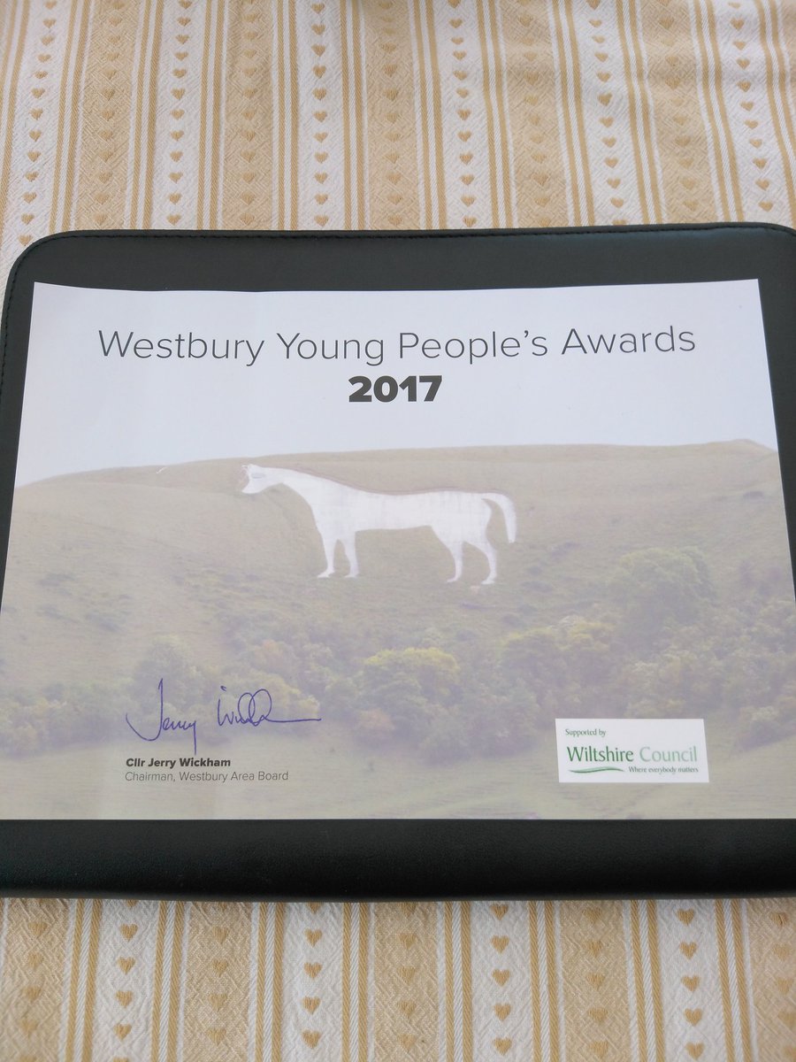 Certificates have arrived for #Westbury Young People's Awards! Winners announced Friday night. See you there <a href="/JerryWickham/">Jerry Wickham</a> <a href="/wiltscouncil/">Wiltshire Council #WiltshireTogether</a>