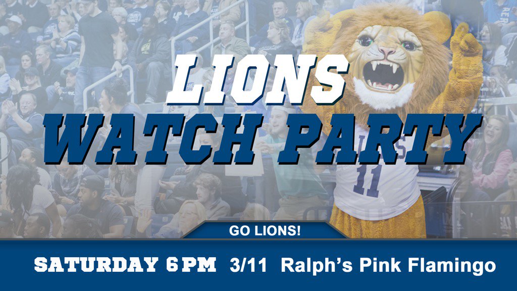 TGMLM's tweet photo. Want to watch @UAFSMBB in the #NCAADII tourney? @PinkFlamingoBBQ is hosting a watch party Saturday at 6PM #GoLions https://t.co/esW8nrly37