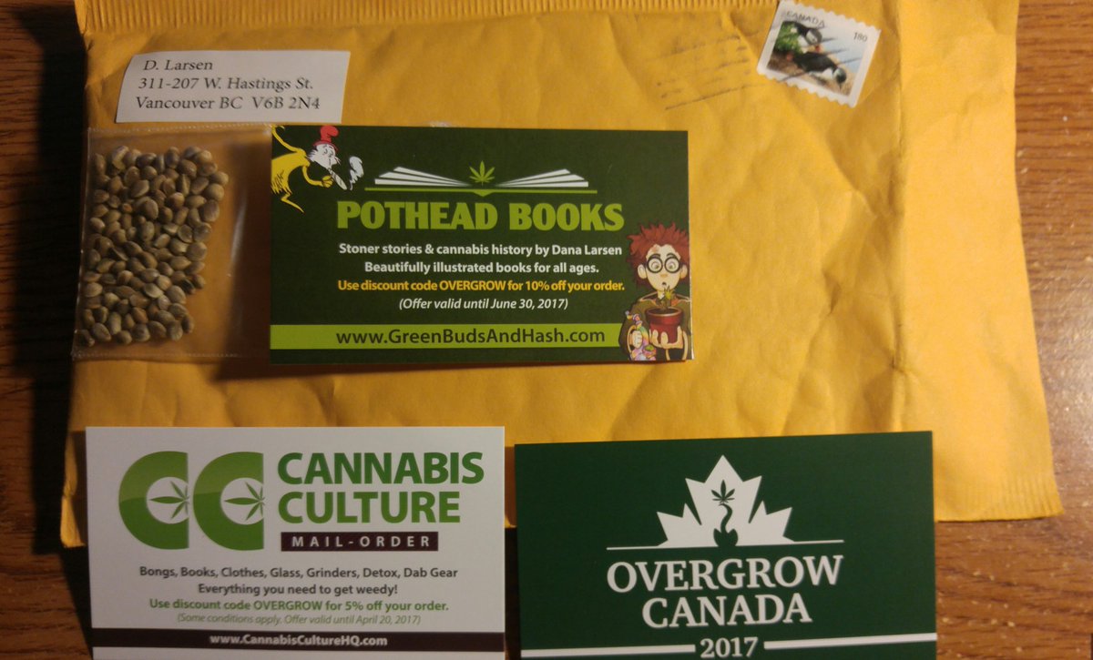 ShitLPGrowers's tweet photo. Thanks for the seeds @DanaLarsen, rest assured, these little beauties will bask publically in southern BC's rain soaked sunshine... https://t.co/AiKRjgDefM