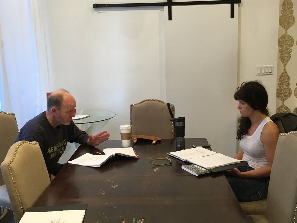 AthenaTheatre's tweet photo. Adrienne and Gustav face-off... #newplays #subbasement #indietheatre https://t.co/Ye2eh5BpNT