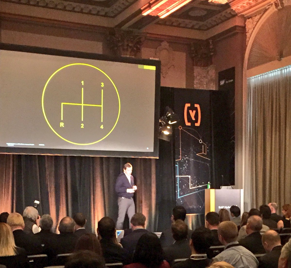 SAP_CX's tweet image. "We need the ability to accelerate and control our speed for digital transformation" - @CarstenThoma #SAPHybrisLive