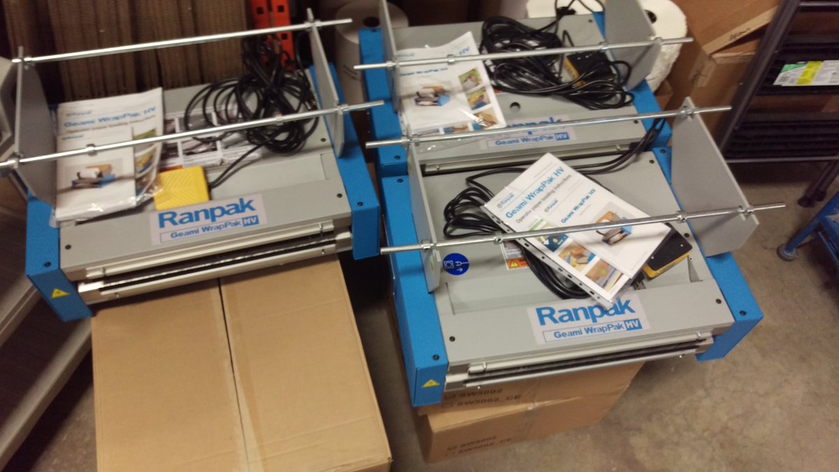 dkj_david's tweet photo. Another happy customer, Geami WrapPak instead of bubble wrap, @3gpackagingcorp, @RanpakCorp #paperpackaging  #noplastic #usedequipment https://t.co/mAXbI27dhp