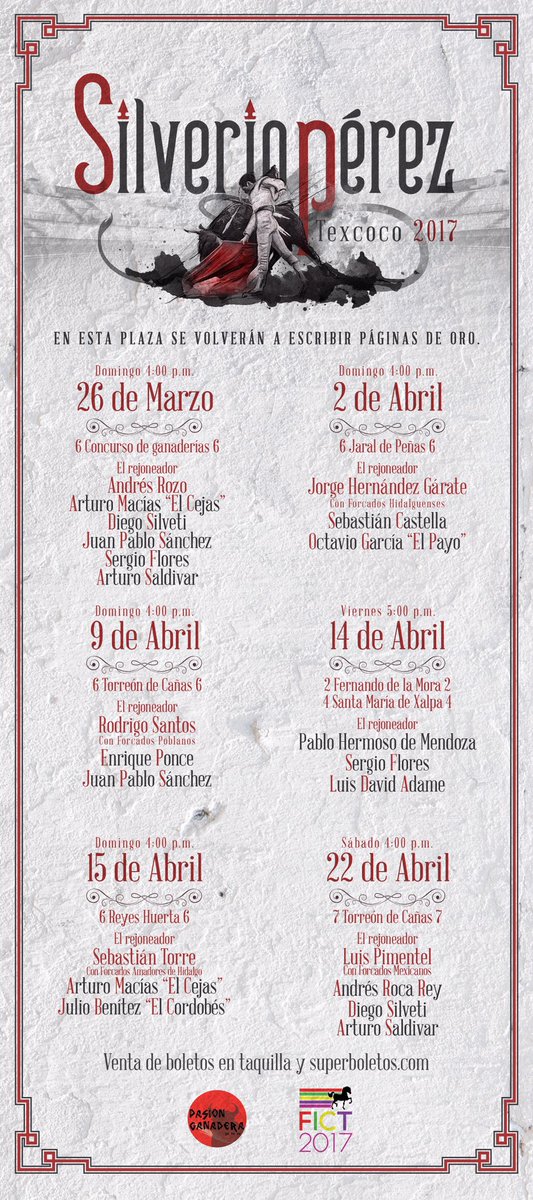 Feria Internacional del Caballo Texcoco 2017 🐂💃🏻🇲🇽 nuestro debut como empresa en esta tradicional plaza Silverio Pérez! Los esperamos!!