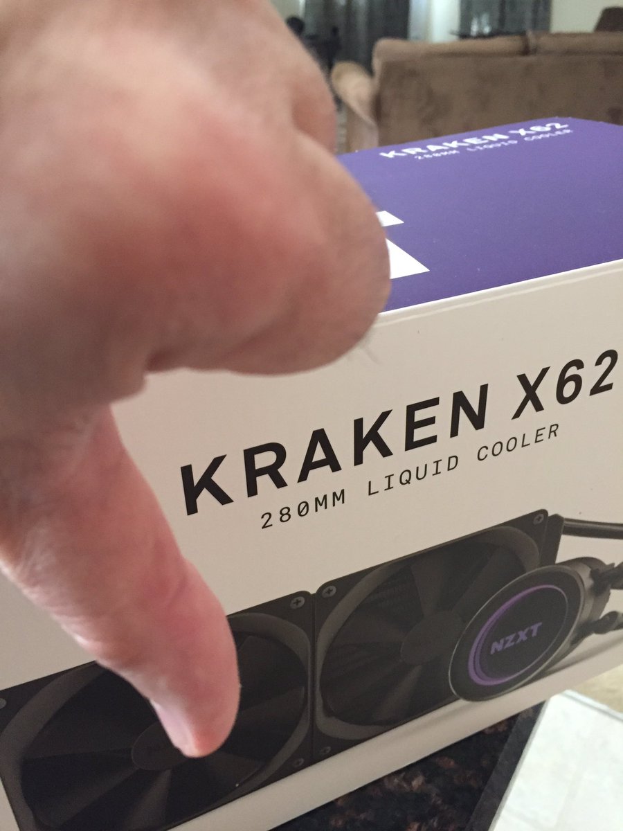 lamaringram's tweet photo. I should have brought a @CORSAIR  cooler. Maybe theirs will work better than @NZXT and better support https://t.co/7fLP6UCSd7