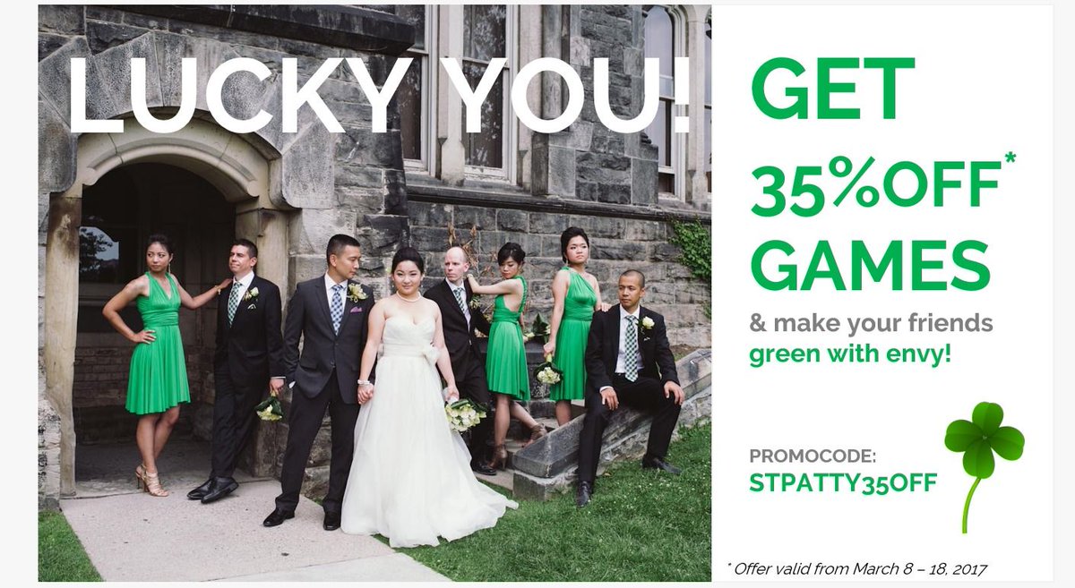QboothGames's tweet photo. Get 35% off QBooth games for a limited time! #stpatricksday #stpattysday https://t.co/JQ9cKLSjBN