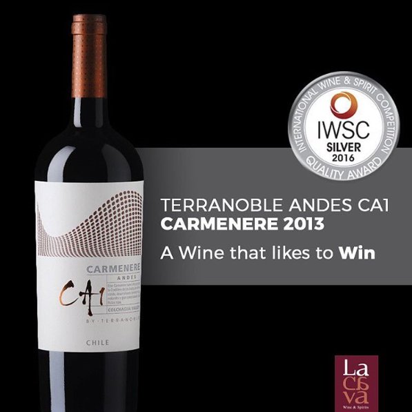 Enjoy your #WineWednesday with a #SilverMedal winner of last year's IWSC awards!
“A Wine that likes to Win” <a href="/TerraNobleWines/">TerraNoble</a>