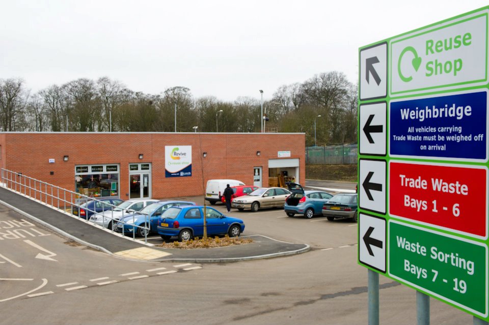 Kirkstall (Evanston Avenue) Household Waste Recycling Centre Leeds