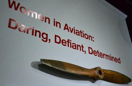 VMTRoanoke's tweet photo. Women in Aviation Exhibit: Featuring artifacts and interviews with women who paved the way for so many to follow. #InternationalWomensDay https://t.co/Kz5lhosQw7