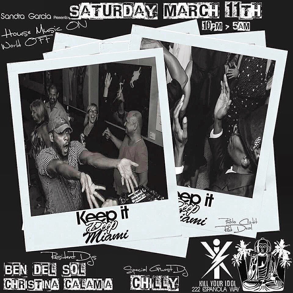 DSOchristina's tweet photo. ๐๐ด This Saturday Night We are going to #KEEPITDEEPMIAMI @keepitdeepmiami @KillYourIdolMIA @benydelsol Preswnted by #SandraGarcia #HouseMama https://t.co/2kVvviAaZE