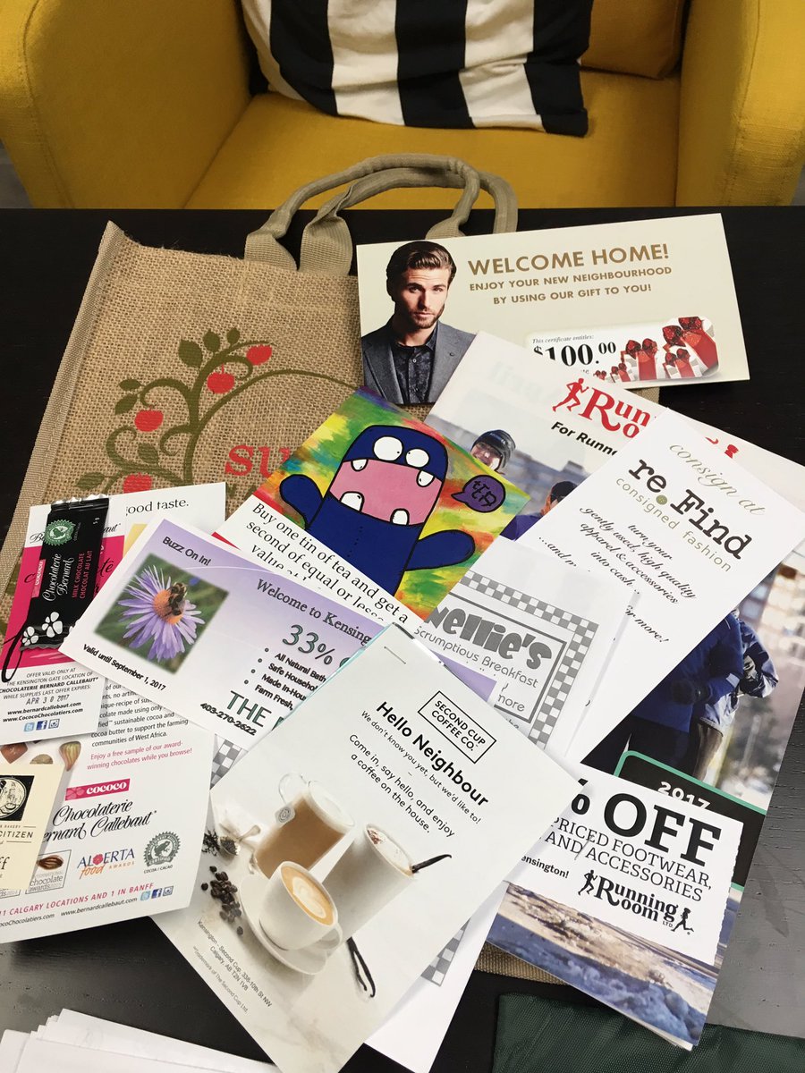 Thanks <a href="/kensingtonYYC/">Kensington Village</a> for all the swag. I can't wait to visit all my favourite Kensington shops!! <a href="/norfolkhousing/">Norfolk Housing</a> #kensingtonlove