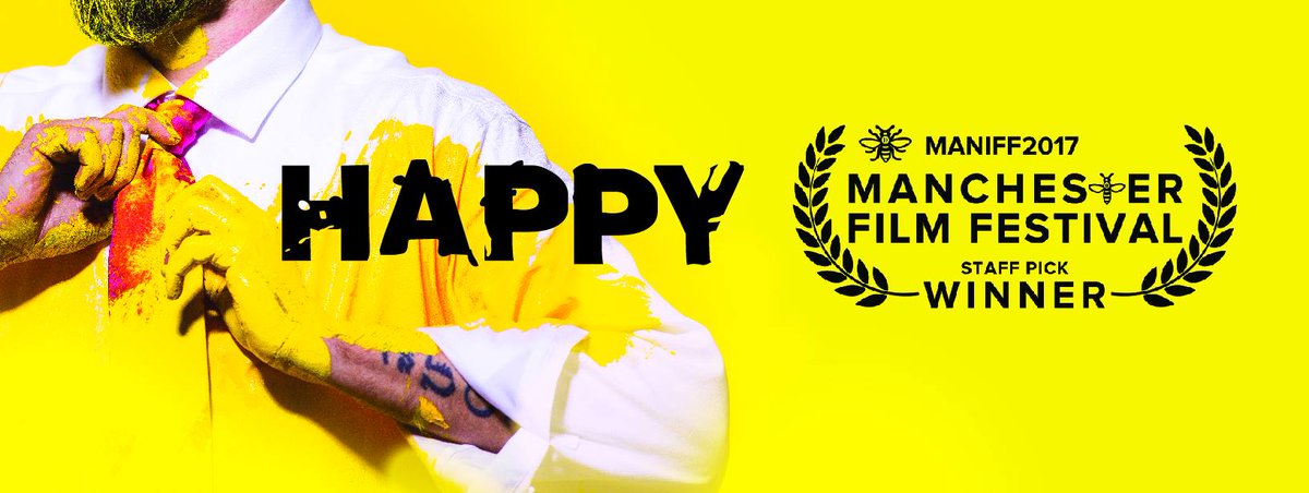 HAPPY came home from England with an award! @ManIFFofficial  was a blast, and everyone involved was a delight. Thank you for having us! 😊