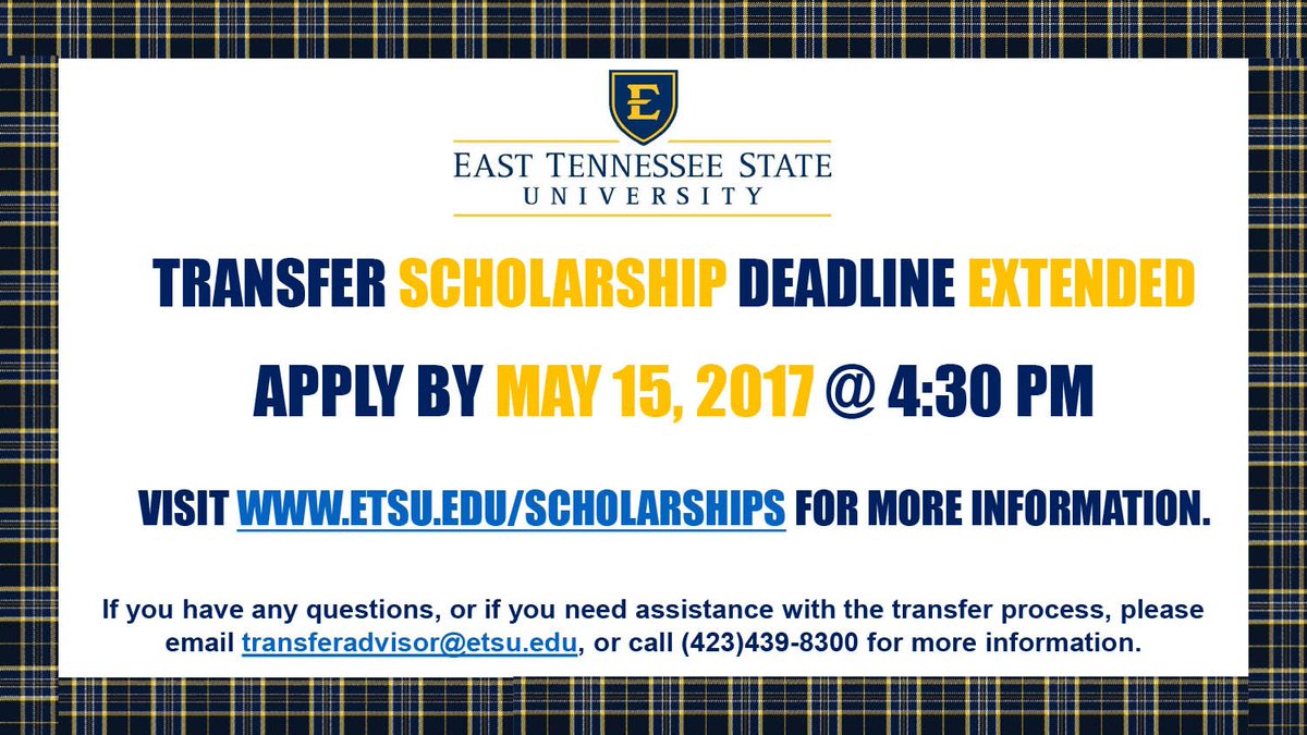 Walters State (@waltersstate) on Twitter photo Transferring to <a href="/etsu/">ETSU</a> or <a href="/ETSUSevierville/">ETSU at Sevierville</a>? We have good news! Transferring to <a href="/etsu/">ETSU</a> or <a href="/ETSUSevierville/">ETSU at Sevierville</a>? We have good news!