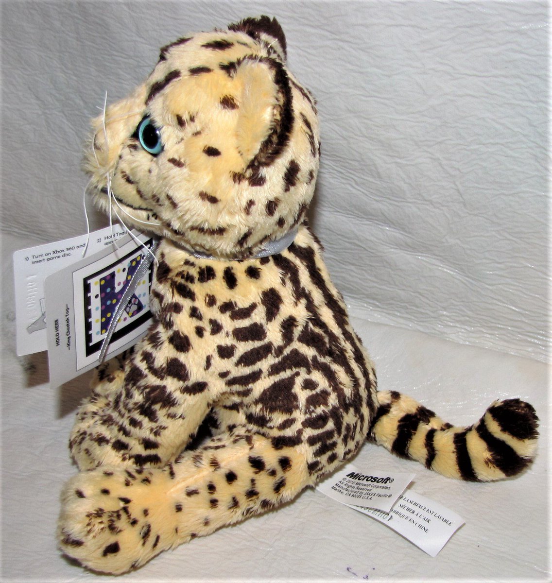 reuseablegoods's tweet photo. Check out #Microsoft #Kinectimals #Xbox #King #Cheetah 7" Plush #Cat Stuffed Bean #Animal Tag #Microsoft https://t.co/2FDgLsz1qo via @eBay https://t.co/Fc306rXbgc