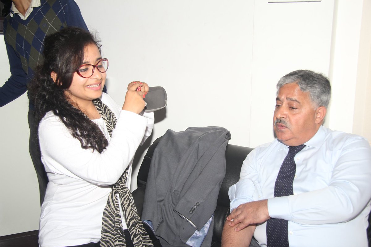 NSSCUJ's tweet photo. NSS VOLUNTEERS During interview with VC sir... https://t.co/xRFMkjEwTU