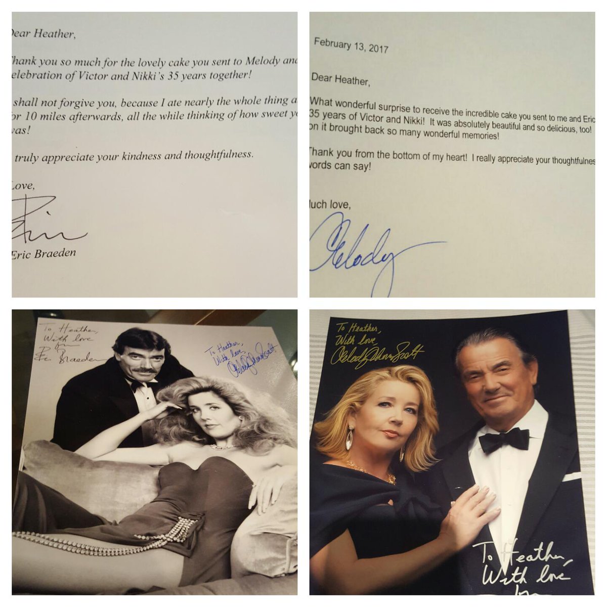 heatherfree_'s tweet photo. @MelodyThomasSco @EBraeden Received this for cake we sent. #35yearsofNiktor. So thrilled you enjoyed our gift. Thank you. Much Love πππ https://t.co/9z0kaEMP8v
