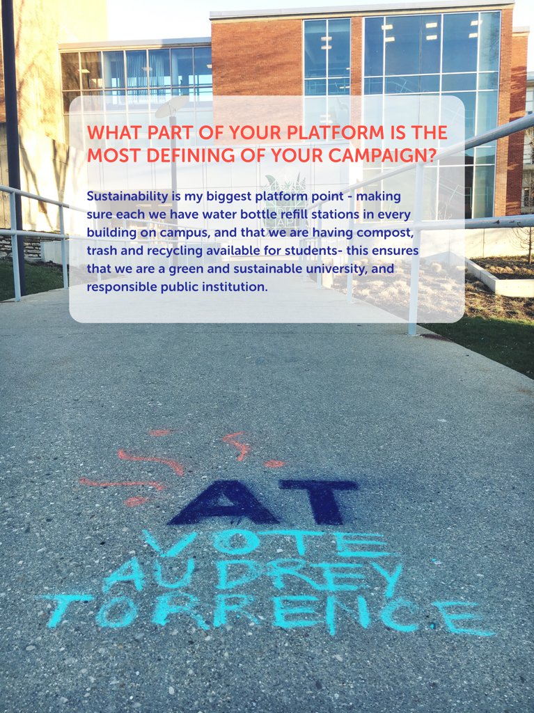 AudreyForSAL's tweet image. Vote for Audrey! Today through Friday on blackboard. #ATforUC #UCvotes2017