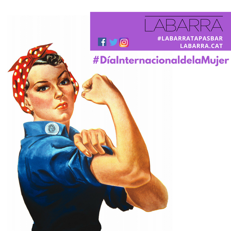 LabarraTapasBar's tweet image. 💪💜 ¡Feliz #DíadelaMujer!