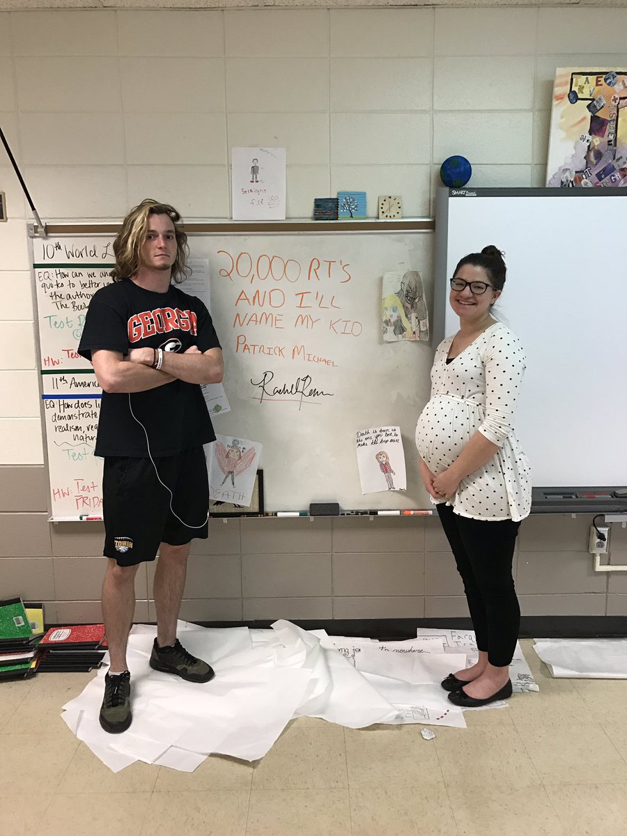 pferris8's tweet photo. 20k and she names her kid after me https://t.co/ZzPEZIpE77