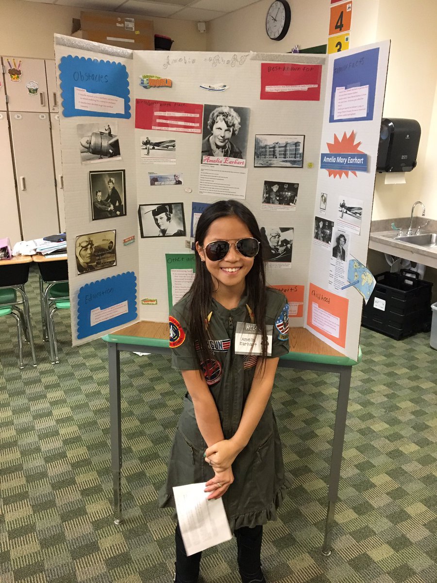 MsWoldsClass's tweet image. 3rd grade Wax Museum was a success! #SLPPantherProud