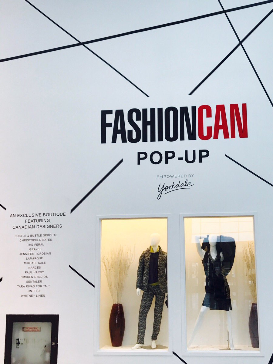cafawards's tweet photo. You can still shop all the looks from #FashionCAN17 at the #FashionCAN pop-up shop @YorkdaleStyle ! It will be open until April 23rd! https://t.co/svlyYiA1rX