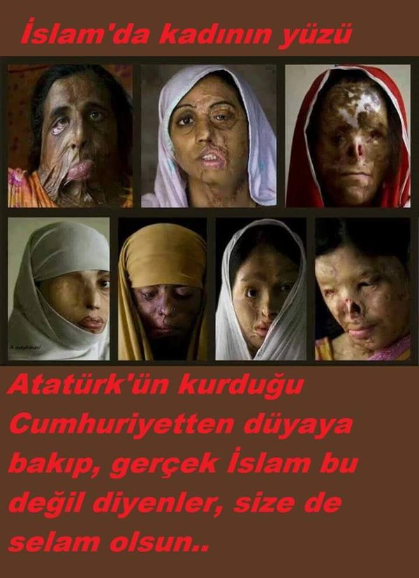 Şeriat'te Kadının Yüzü !
Nisan'dan Sonra Böyle bi Kadın Olmamak için #HAYIR
#BaşkanlığaHayır
#8MartDünyaEmekçiKadınlarGünü'müz Kutlu olsun..
