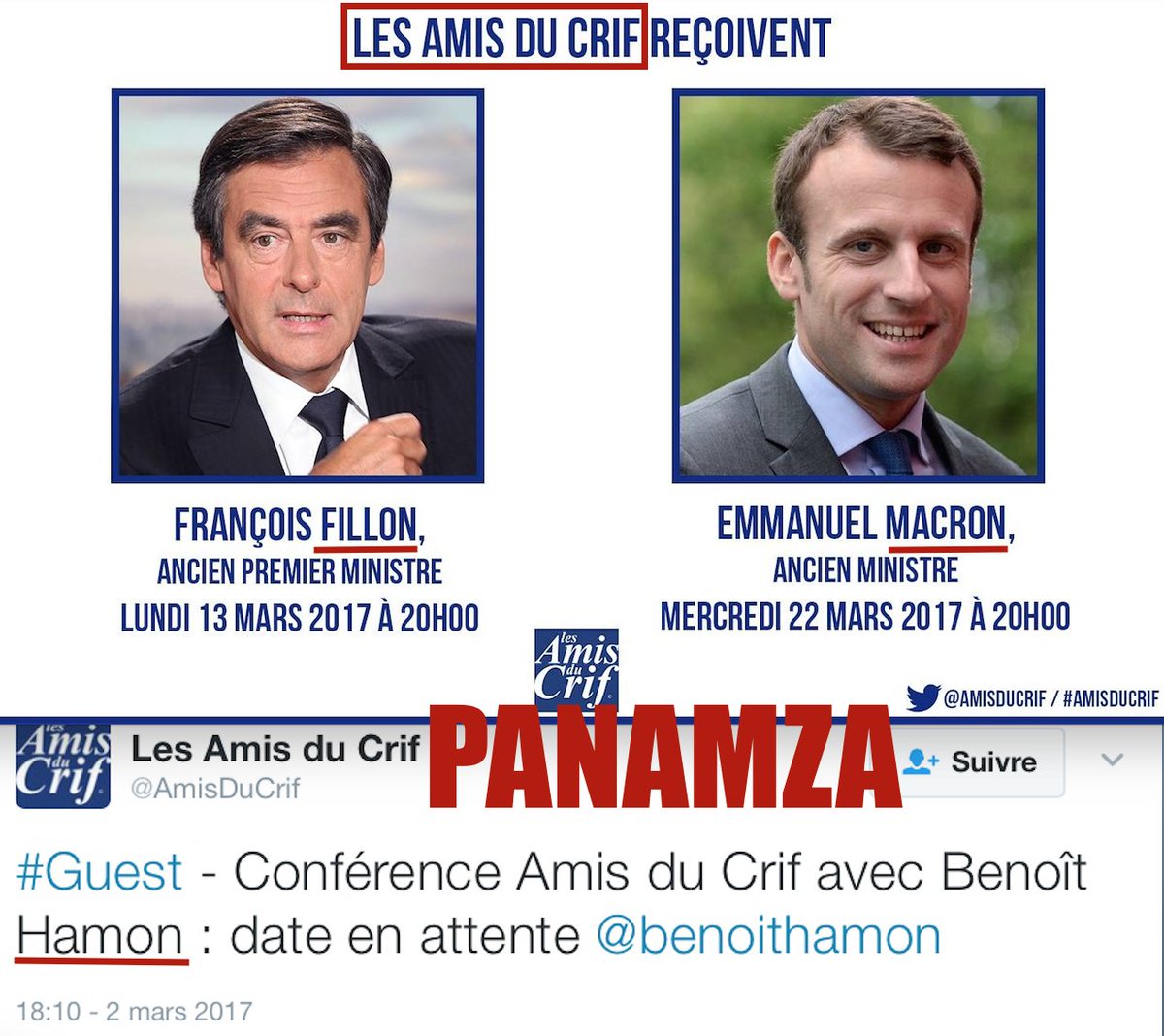 Ahurissant : Fillon, Macron et Hamon refont déjà un tour de Crif