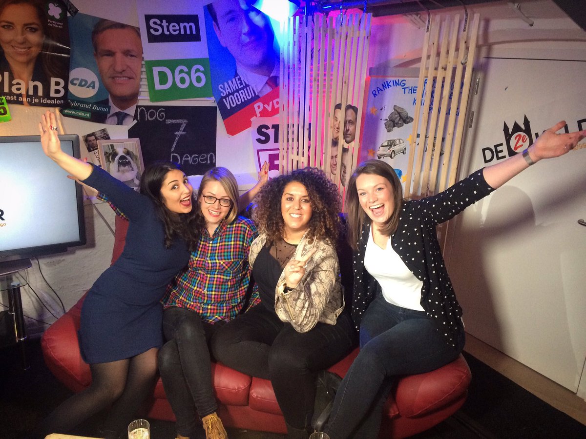 TweedeKelder's tweet photo. Het is #internationalWomensDay en daarom zitten wij met @RajaFelgata en @Lauren_Smits in de kelder! #tk2017 #nl #womensday https://t.co/fyeil1jfzB