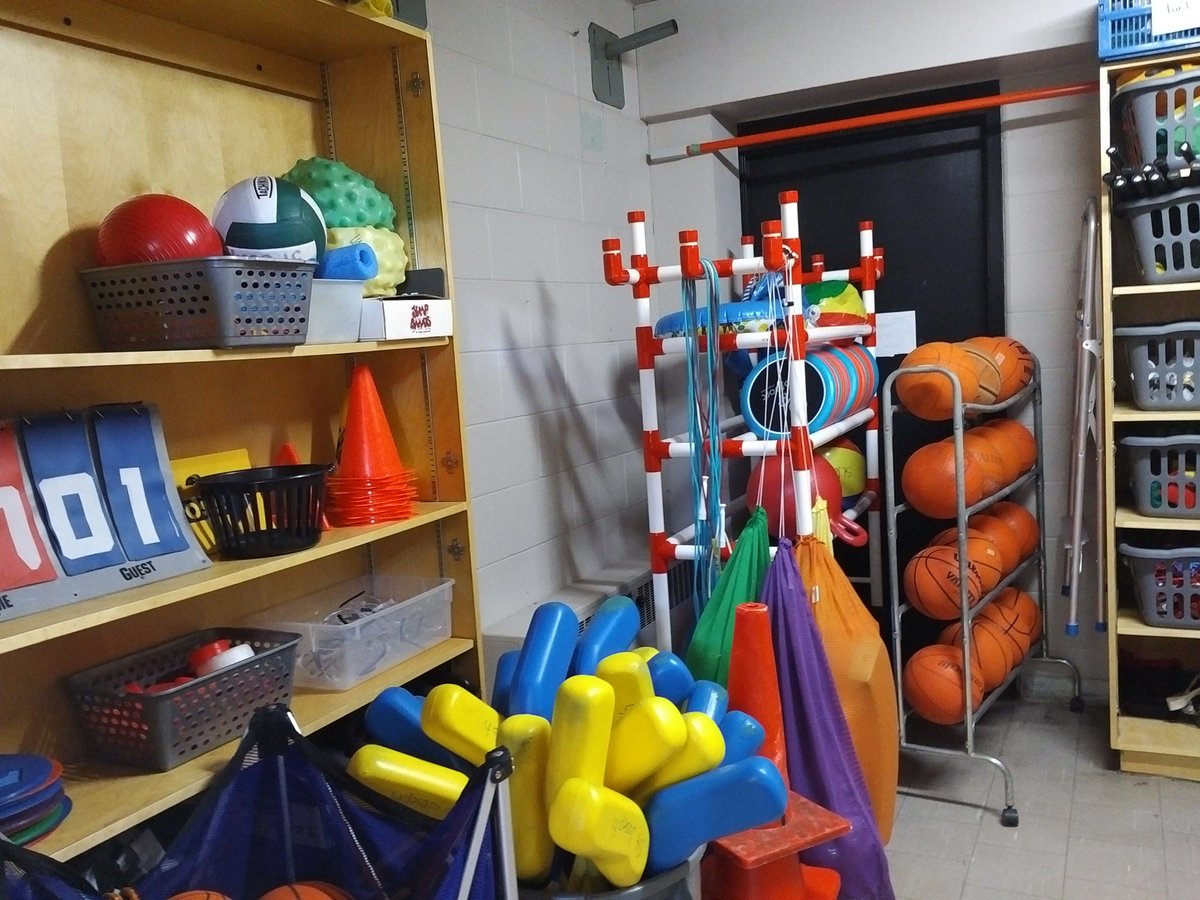 St Joseph WCDSB on Twitter "Love the organization in our PE equipment room! Thanks Mrs. Matier