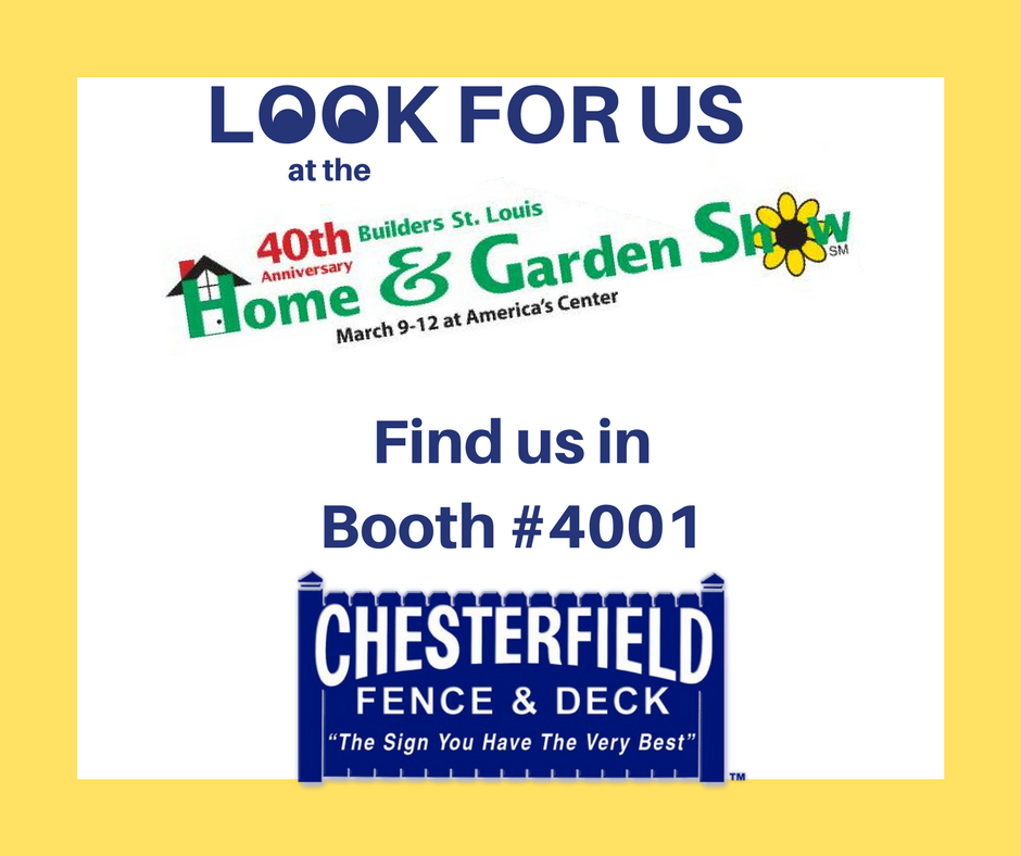 ChesterfieldFD's tweet photo. Looking forward to tomorrow! https://t.co/QZW1SB2cCv #STLHomeShow #homeimprovement #homeowner #fenceanddeck #patio https://t.co/60duk1OB6u