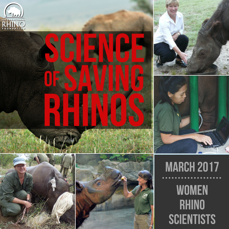 RhinosIRF's tweet photo. It's Women’s Month &amp; the IRF is giving a shout out to the many women working in rhino conservation #WomenInScience #InternationalWomensDay https://t.co/MHlDVFEm5L
