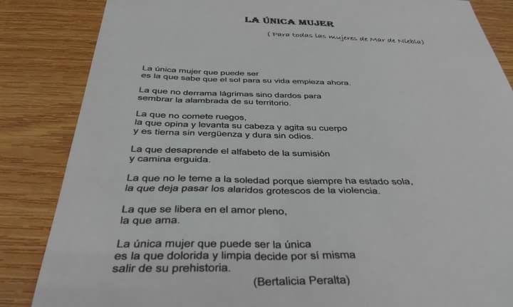 mardeniebla's tweet photo. #8MParamosPorEllas compartiendo reflexiones, poemas y cafe tierra madre @OxfamIntermon (realizado por mujeres) #DiaInternacionalDeLaMujer https://t.co/5HPYkND30n