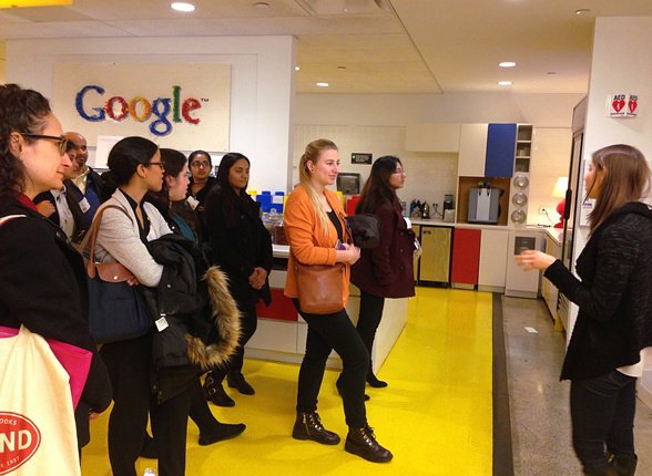 CentralQueens's tweet photo. It’s International Women’s Day! CQY’s Young Women Tech Leaders join professional women in tech industry for tour of Google #BeBoldForChange https://t.co/AzvOlkS06C