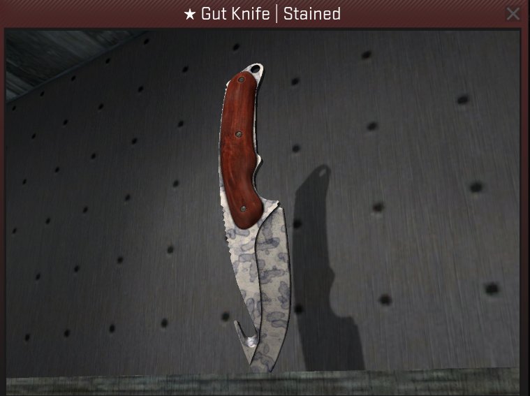 JakeSucky's tweet image. Giving away this Minimal Wear Gut Knife Stained! Must Follow to win, RT/Like if ya want, good luck to everyone entering! #csgo