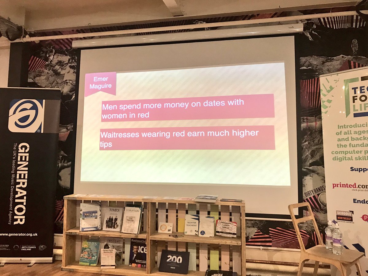 MandyCharlton's tweet photo. Top dating tip, thanks @EmerMofficial I'll be wearing red if I ever get an offer of a date #InternationalWomensDay #LeadingLadiesInSTEM https://t.co/rIqcugjCDV
