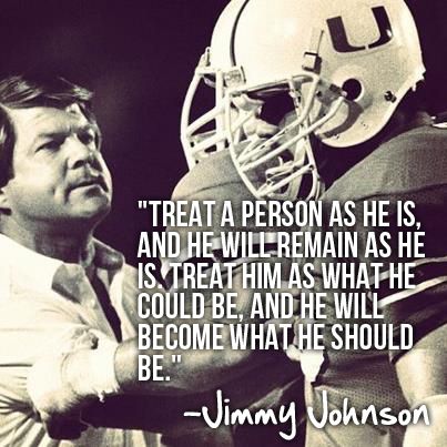 AFCA (@weareafca) on Twitter photo "...Treat him as what he could be, and he will become what he should be."
- <a href="/JimmyJohnson/">Jimmy Johnson</a>
#WednesdayWisdom #WeAreAFCA "...Treat him as what he could be, and he will become what he should be."
- <a href="/JimmyJohnson/">Jimmy Johnson</a>
#WednesdayWisdom #WeAreAFCA