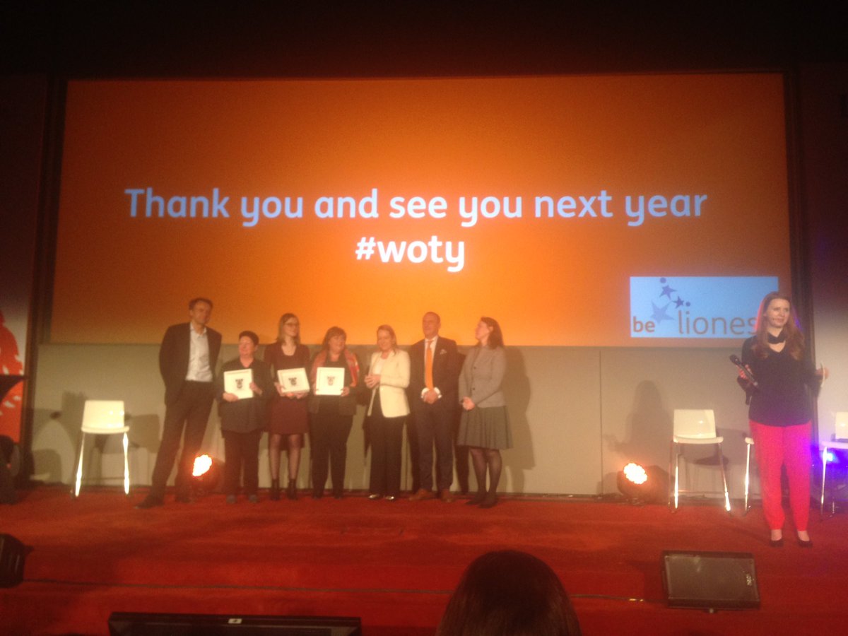 IngeAmpe's tweet photo. Election women of the year at ING #woty https://t.co/5TcZ0agDrM