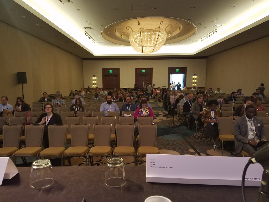 alyssareinhart's tweet photo. Here we go! #datacoaches #sxswedu https://t.co/ZZJqU9jYNn