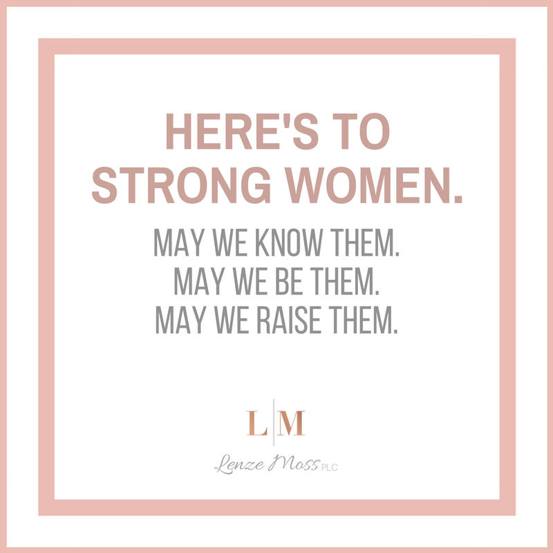 Happy International Women's Day -  From all of us at Lenze Moss, PLC. #SheMeansBusiness #InternationalWomensDay
