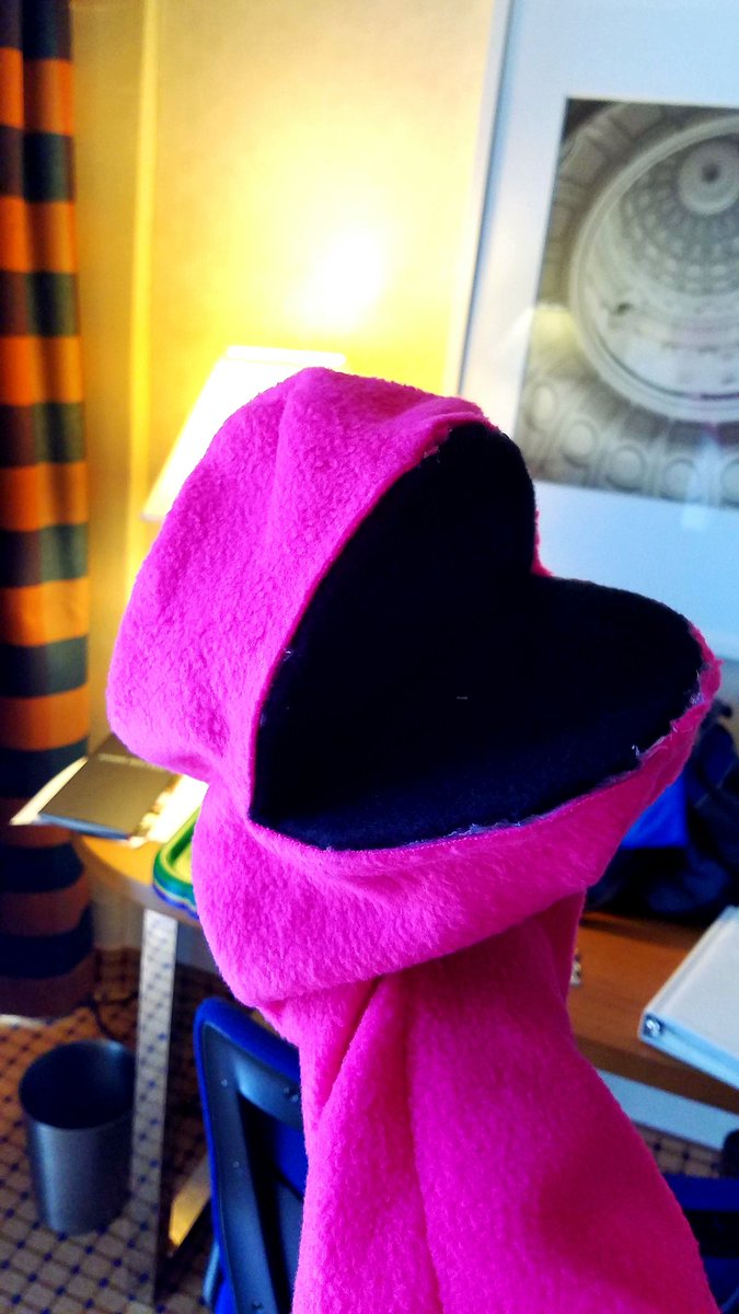 MoWeinhardt's tweet photo. Check out the unfinished puppet I got from @SamPatue 's workshop yesterday!
#SXSWEdu #echopuppet https://t.co/RF46yQp1Xj