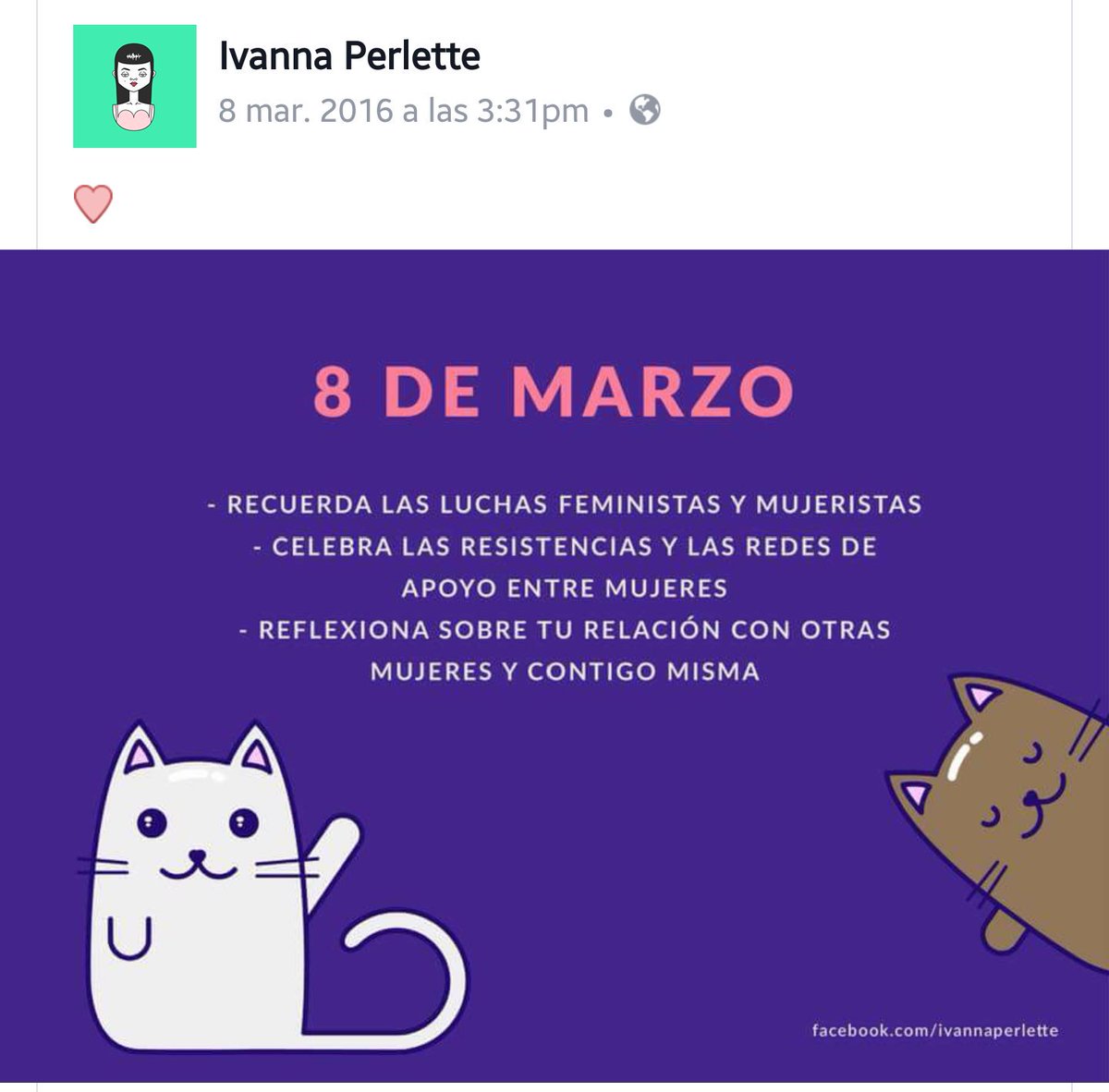 TFeministaMTY's tweet photo. La compa Ivanna Perlette [FB] nos comparte ideas de acción para este #8marzo #TodasParamos #DiaInternacionalDeLaMujer https://t.co/Z1cHZrisRt