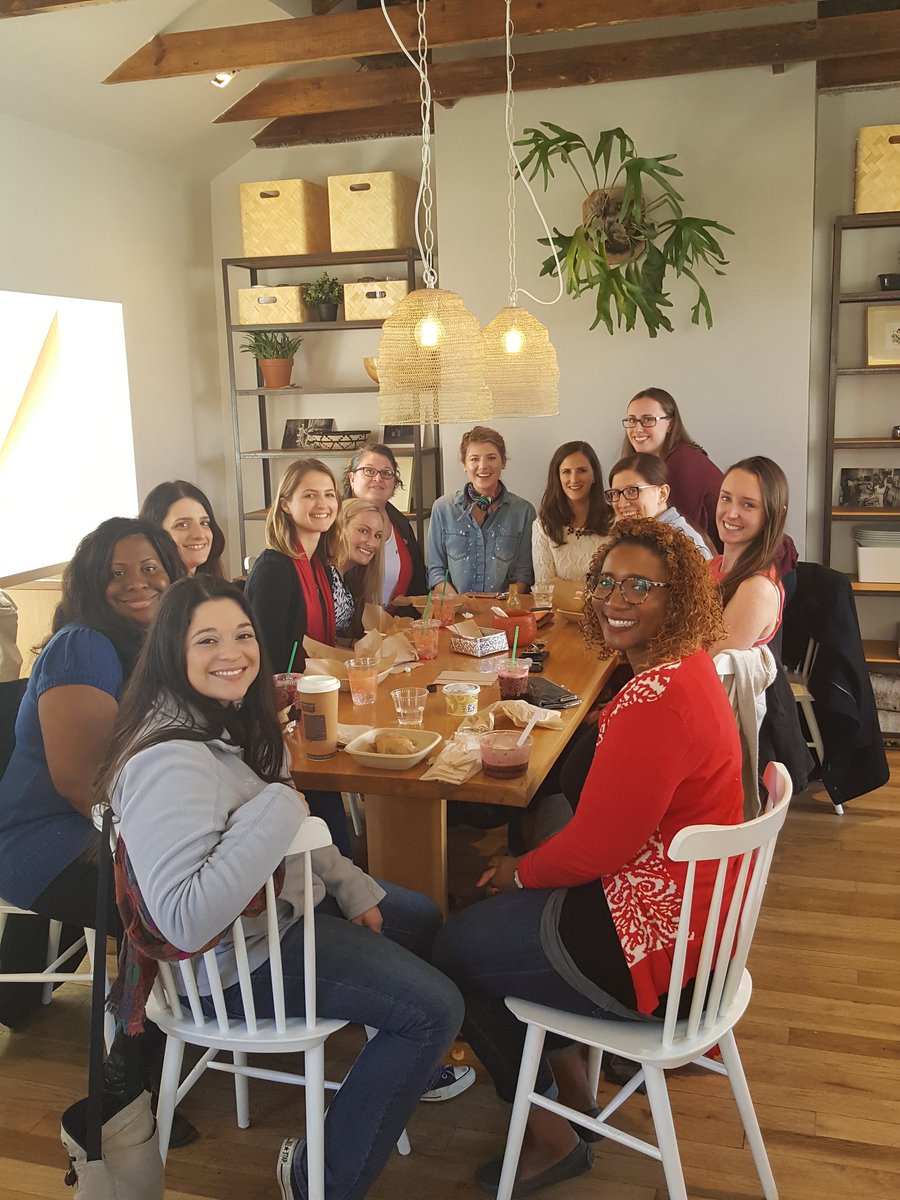 JennSpinosi's tweet photo. @CleanChoice employees celebrating #InternationalWomensDay at female-owned @ChaiaDC #womeninsolar https://t.co/Nxmkd1DLKe